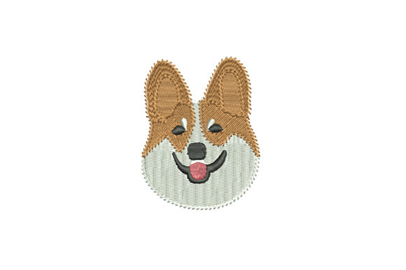 Corgi Dog Head Embroidery Design Review