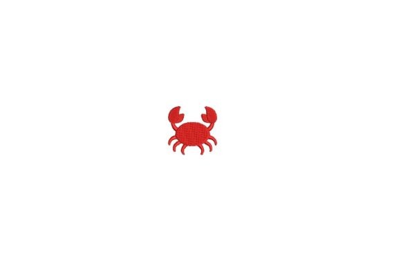 Mini Crab Design: A Charming, Practical Embroidery Choice