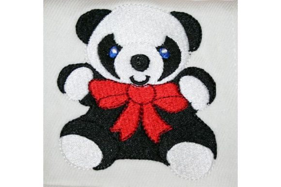 Panda Bear: A Charming, Versatile Baby Animals Embroidery Design
